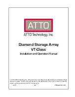 ATTO Technology Diamond Array VT Installation And Operation Manual предпросмотр