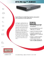 ATTO Technology iPBridge 2500D Specifications предпросмотр