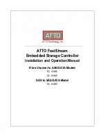 Предварительный просмотр 1 страницы ATTO Technology SC 5550E Installation And Operation Manual