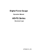 Attonic AD-FG Series Operation Manual preview