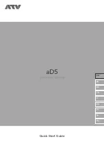 ATV aD5 Quick Start Manual preview