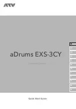 Preview for 1 page of ATV aDrums EXS-3CY Quick Start Manual