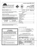 Atwood G10-2 Installation Operation & Maintenance preview