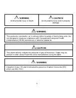 Preview for 5 page of Atwood LPCO User And Installation Instructions Manual