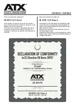 Предварительный просмотр 5 страницы ATX ATX-BPR-790 Owner'S Manual