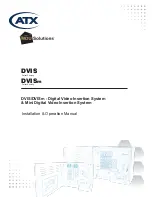 Preview for 1 page of ATX DVIS Installation & Operation Manual