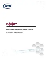 Предварительный просмотр 1 страницы ATX Flexnet Series Installation & Operation Manuals