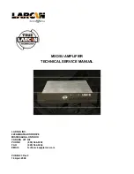 Предварительный просмотр 1 страницы ATX Larcan MXD5U Technical & Service Manual