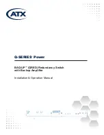 ATX Q-Series Power BAQ-UP Installation & Operation Manual предпросмотр