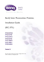 AU Optronics BenQ PM060MB2 Installation Manual preview