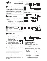 Aube Technologies Power Base PB1 30-024T Installation Instructions preview