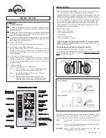 Aube Technologies TH101D Manual preview