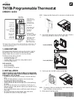 Aube Technologies TH106 Owner'S Manual preview