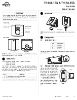 Aube Technologies TH131-15S User Manual preview