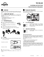 Preview for 1 page of Aube Technologies TH135-02 Installation And User Manual