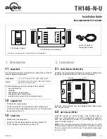 Aube Technologies TH146-N-U Installation Manual preview