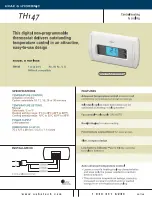 Preview for 1 page of Aube Technologies TH147 Specification