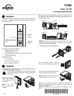 Preview for 1 page of Aube Technologies TH450 Owner'S Manual