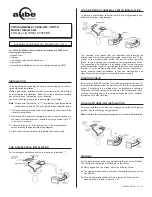 Aube Technologies TI054A-06-3W Manual предпросмотр