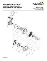 Auburn Gear Power Wheel Model 250 Service Manual preview