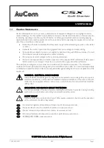 AuCom CSX-007 User Manual предпросмотр