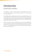 Preview for 4 page of AUDAC ALI20MK2 User Manual