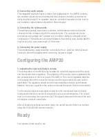 Preview for 15 page of AUDAC AMP20 User Manual