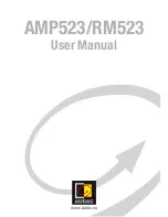 AUDAC AMP523 User Manual preview