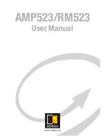 Preview for 1 page of AUDAC AMP523 User Manual