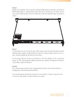 Preview for 7 page of AUDAC ANX44 Installation Manuals