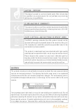 Preview for 7 page of AUDAC APC100 MK2 User Manual