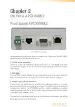 Preview for 11 page of AUDAC APC100 MK2 User Manual