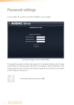 Preview for 16 page of AUDAC APC100 MK2 User Manual