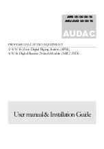 AUDAC APM 01 User Manual & Installation Manual preview