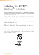 Preview for 6 page of AUDAC ATEO2S User & Installation Manual