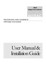 AUDAC AXIR User Manual & Installation Manual preview