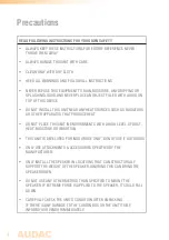 Preview for 4 page of AUDAC CELO5 User & Installation Manual