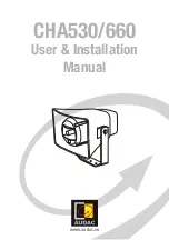 AUDAC CHA530 User & Installation Manual preview