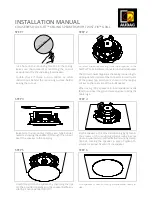 Preview for 1 page of AUDAC CIRA506 Installation Manual