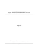 Предварительный просмотр 2 страницы AUDAC CS55 User Manual & Installation Manual