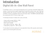 Предварительный просмотр 5 страницы AUDAC DW5065 User Manual & Installation Manual