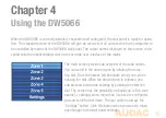 Предварительный просмотр 19 страницы AUDAC DW5066 User Manual & Installation Manual