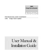 AUDAC GIAX User Manual & Installation Manual preview