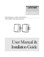 AUDAC LX503 MKII User Manual & Installation Manual preview