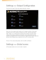 Preview for 14 page of AUDAC M2DIS User Manual