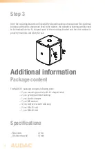 Preview for 4 page of AUDAC MBK101 User & Installation Manual