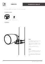 AUDAC MBK530 Installation Manual предпросмотр