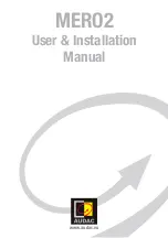 AUDAC MERO2 User & Installation Manual preview