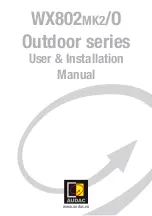 AUDAC Outdoor Series User & Installation Manual предпросмотр