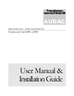 Preview for 1 page of AUDAC Q2TR User Manual